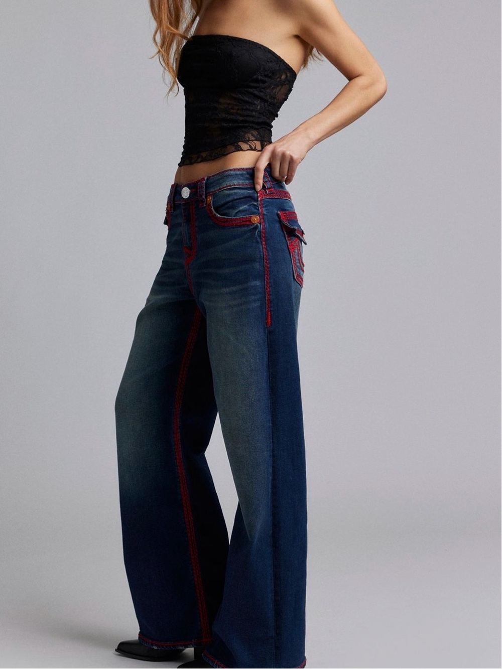 True Religion Bobbi Baggy Super QT Jean